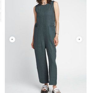 Back Beat Co. Brooklyn Reversible Linen Jumpsuit NWT Size Small